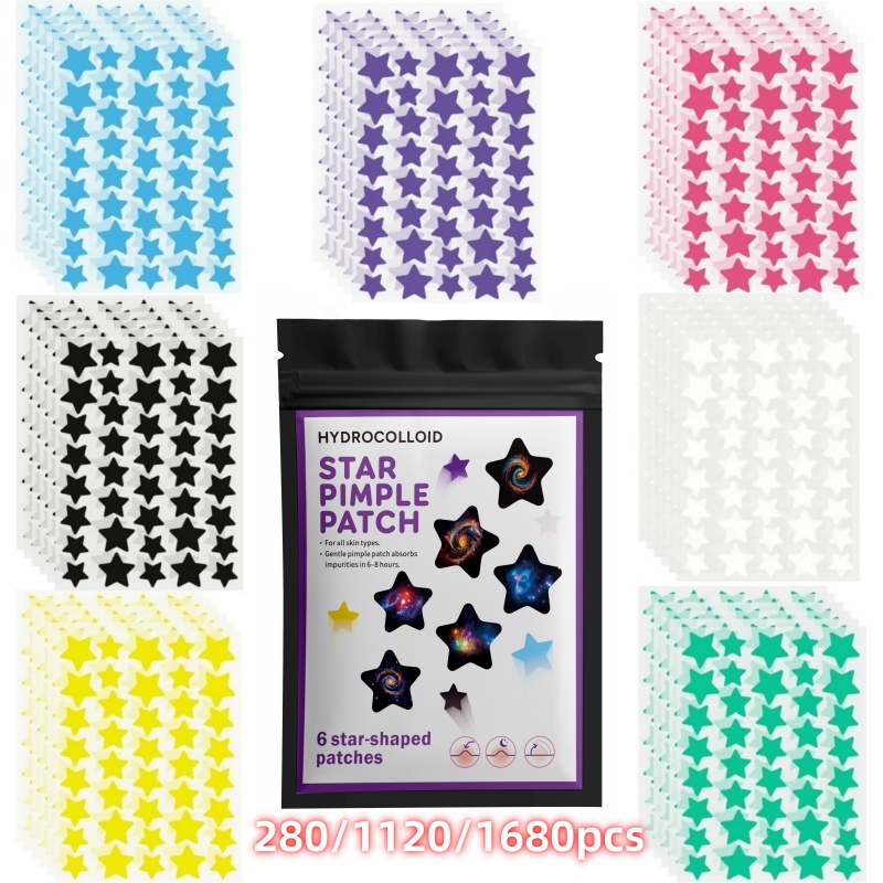 Event & Party Supply Photos - Patchs hydrocolloïdes anti-acné 280/1120/1680 pièces, patchs
