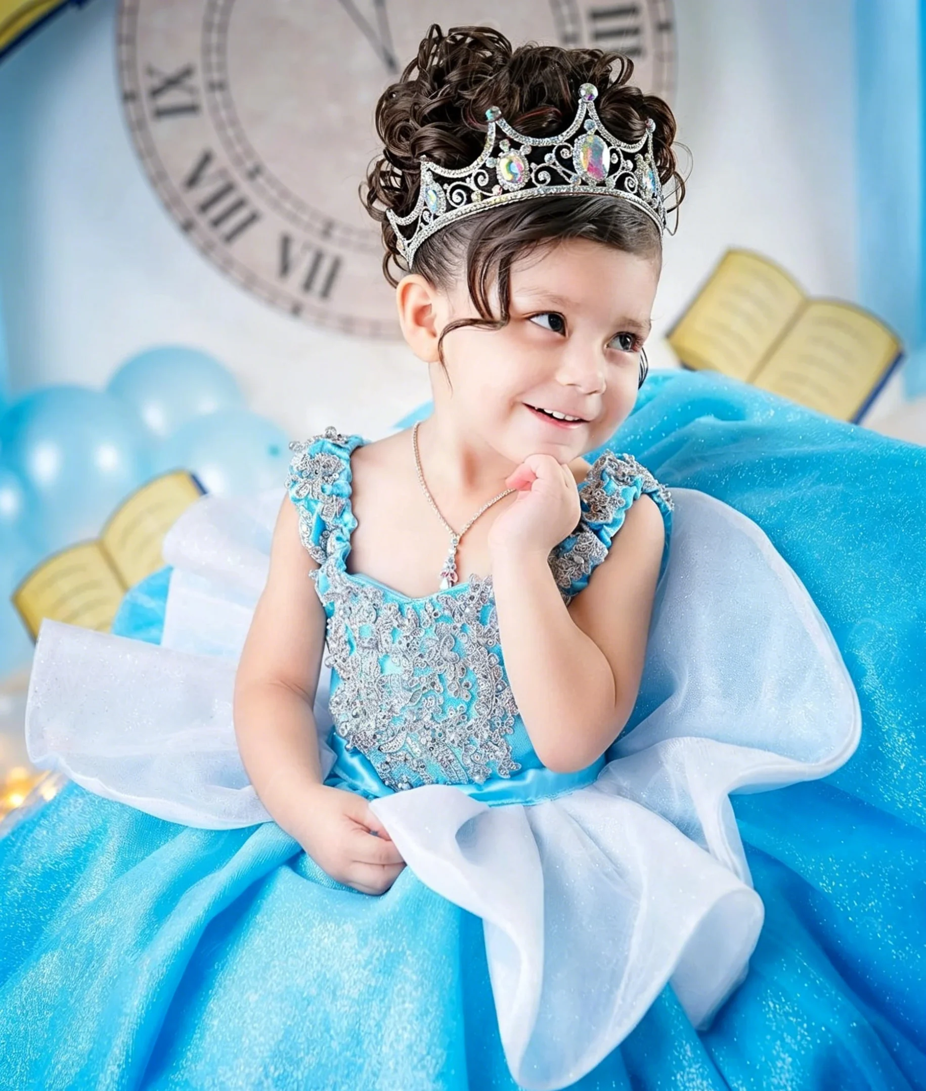 Birthday Sash Glitter - Robe de luxe personnalisée pour demoiselle