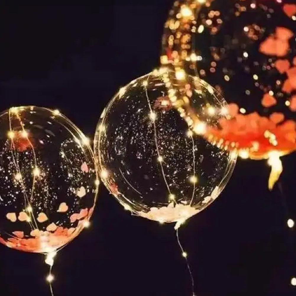 Led Balloon Light - 3 pièces ballons Led éclairent les