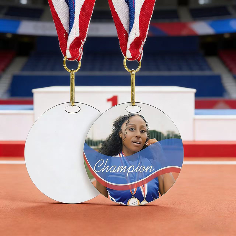 Event & Party Supply Photos - Médaille personnalisée en MDF avec photo,