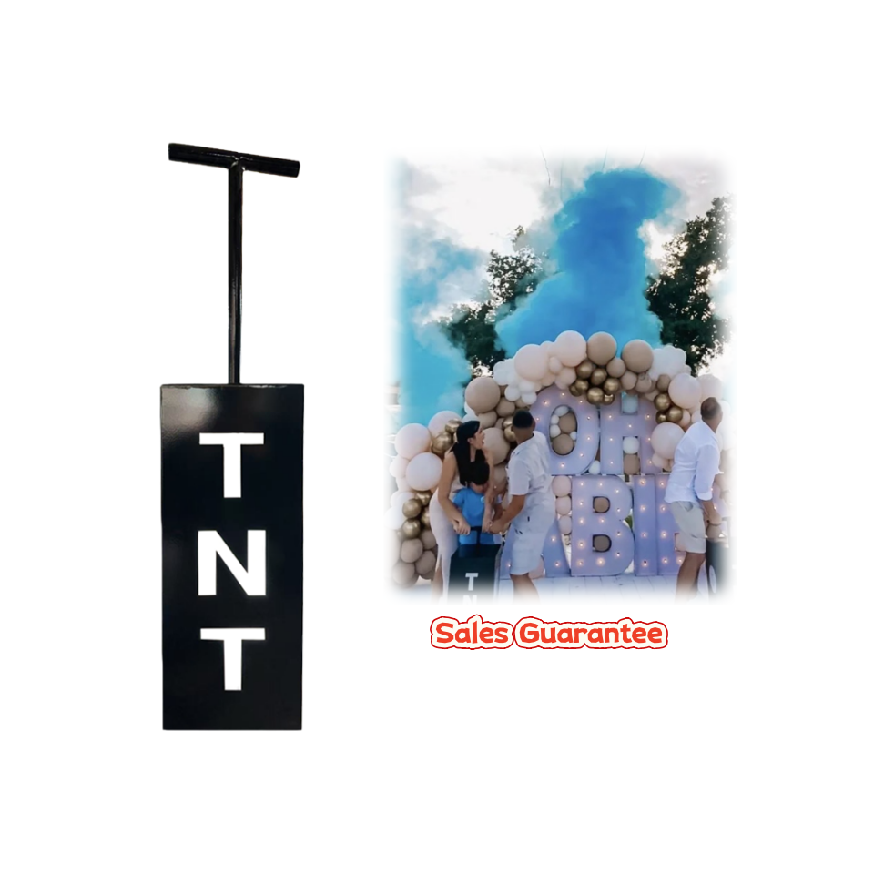 Confetti Cannon Tube - Kit de révélation du sexe TNT