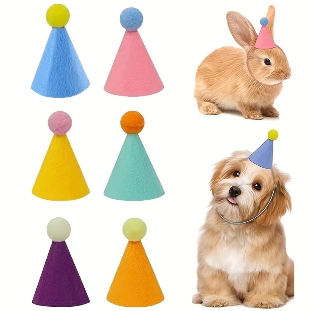 Party Hat Cone - Ensemble de 6 chapeaux de fête
