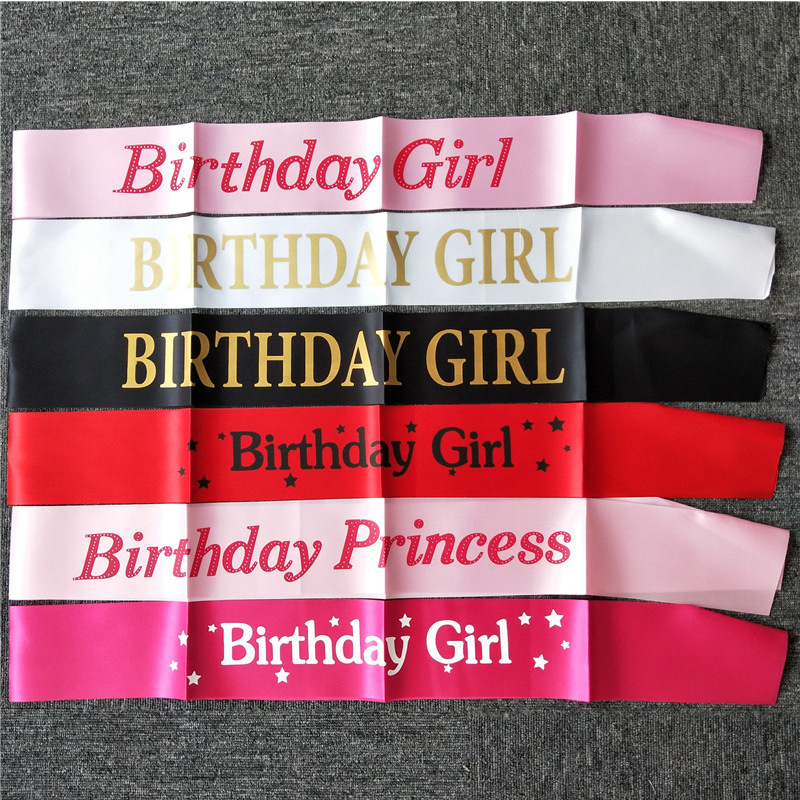 Ceinture d'Anniversaire en Sat - Birthday Sash Glitter avis et prix
