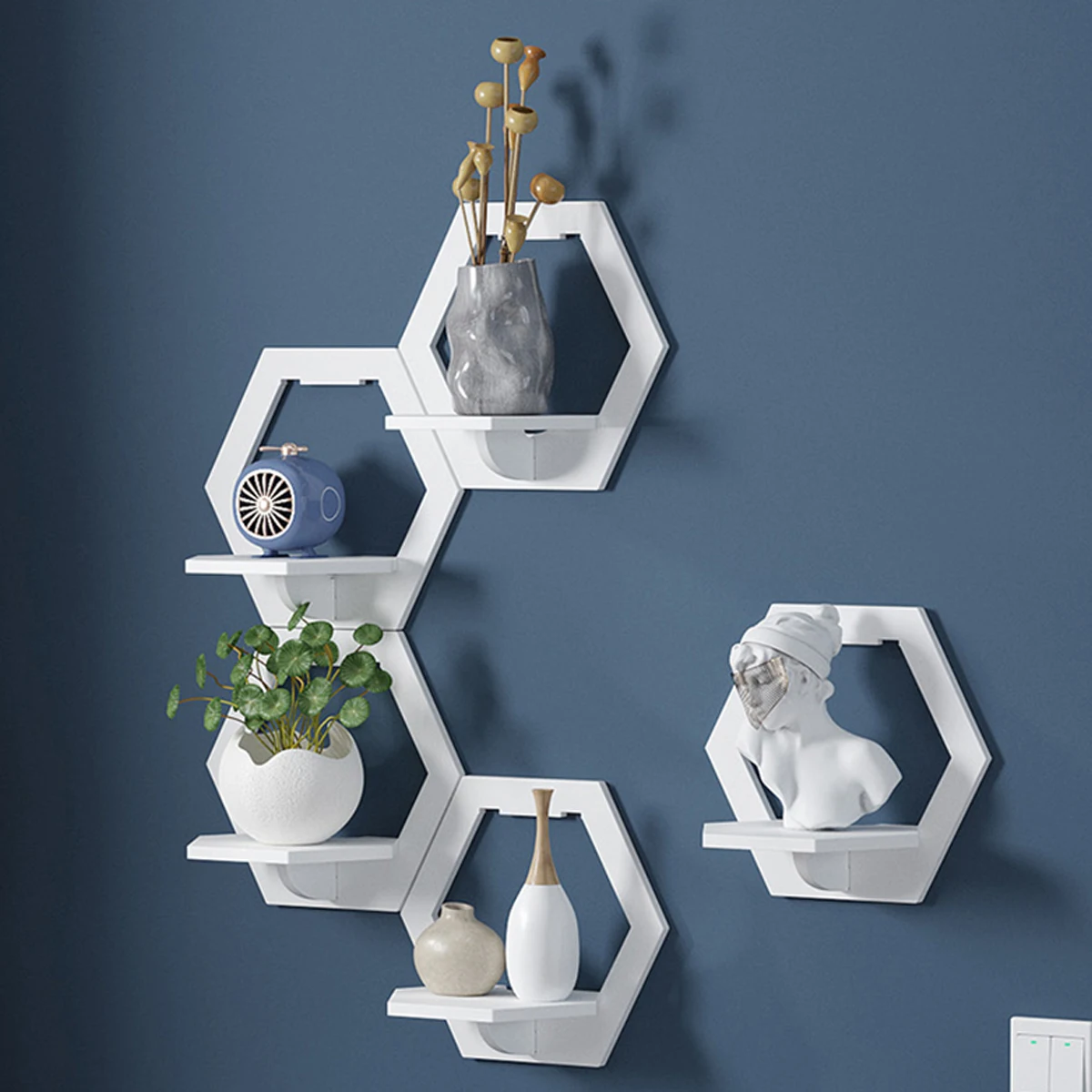 Étagère murale hexagonale sans - Flower Wall Panel avis et prix