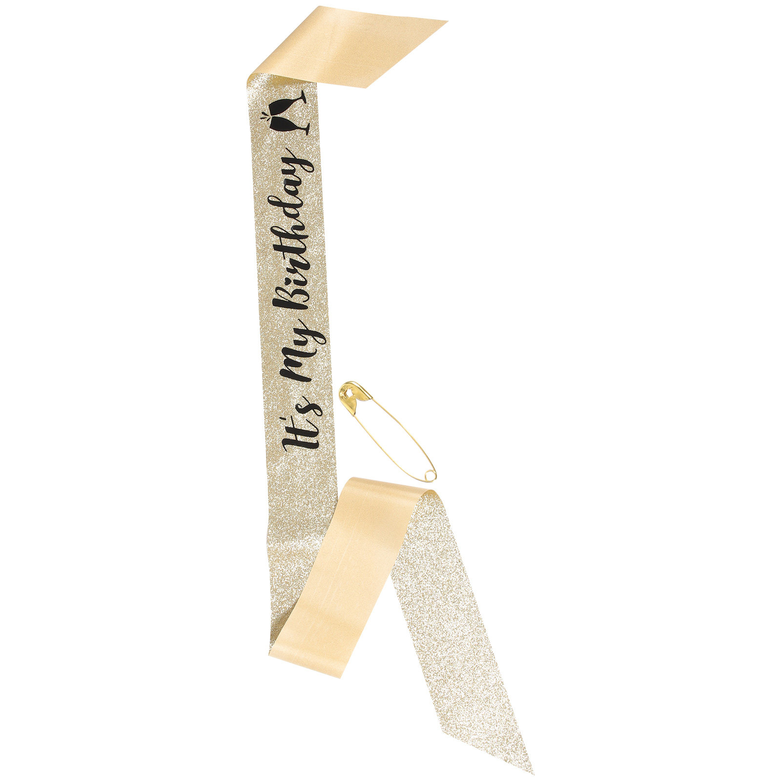 1 pièce Écharpe d'anniversaire - Birthday Sash Glitter avis et prix