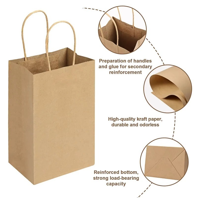 Sacs en papier Kraft marron av - Event Party Shop avis et prix