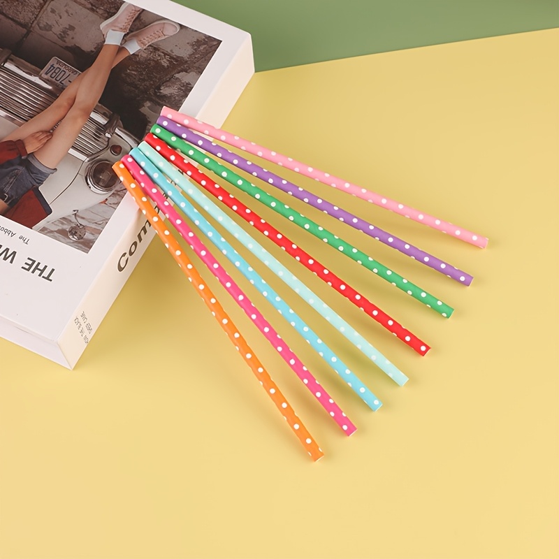 Pailles en papier jetables col - Paper Straw Color avis et prix