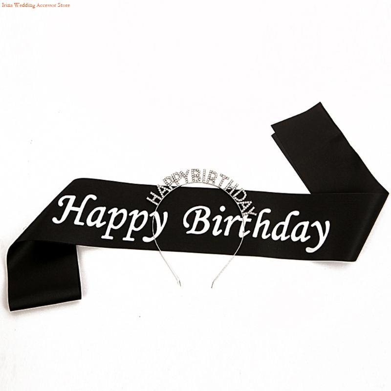 Décorations fête d'anniversair - Birthday Sash Glitter avis et prix