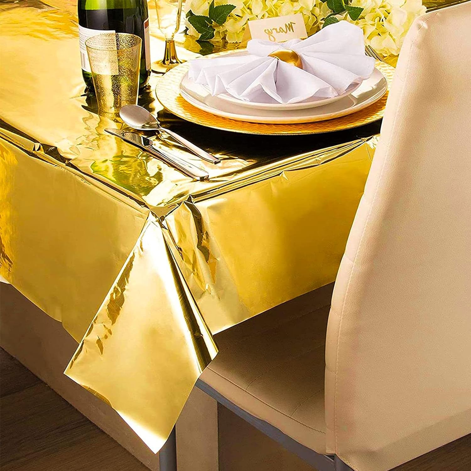 Nappe jetable en or Rose et ar - Table Cloth Disposable avis et prix