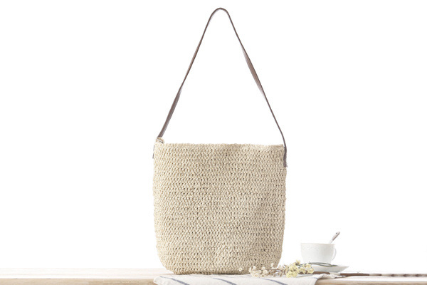 Sac d'été décontracté en paill - Paper Straw Color avis et prix