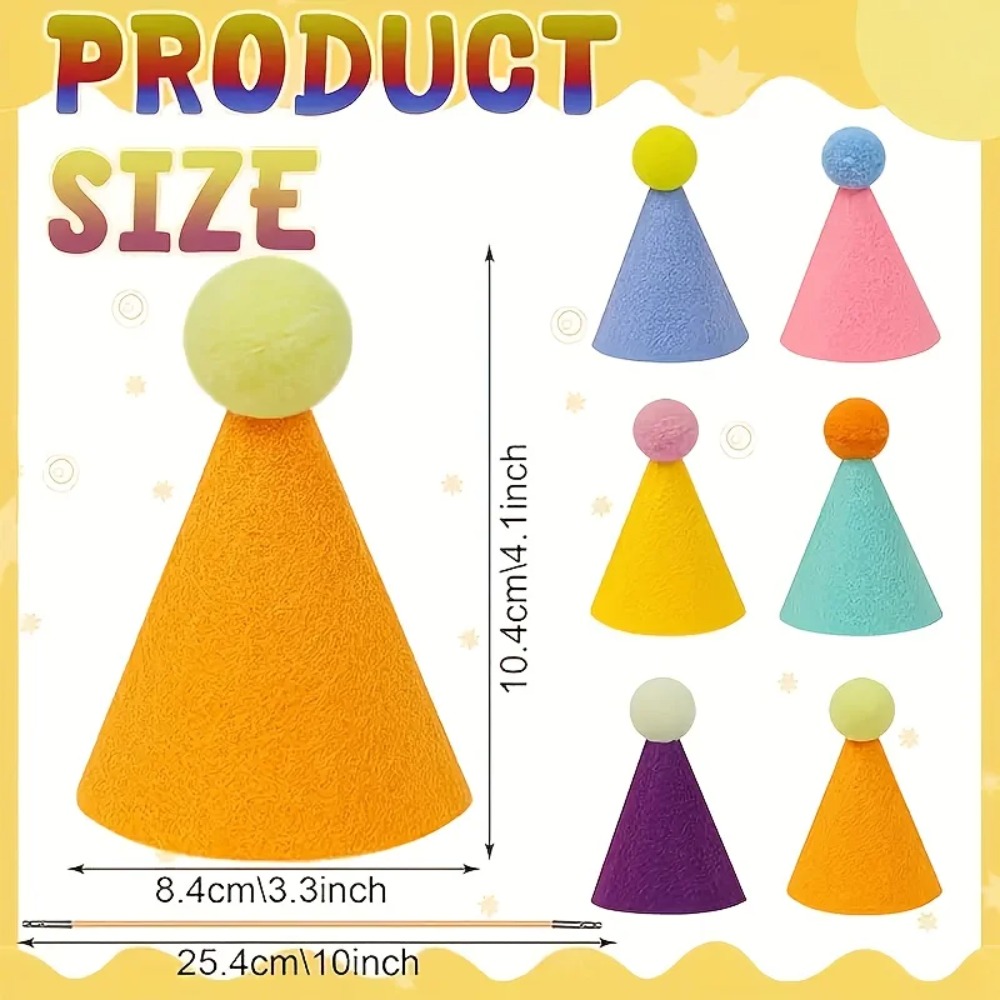 6 mini chapeaux de fête : chap - Party Hat Cone avis et prix