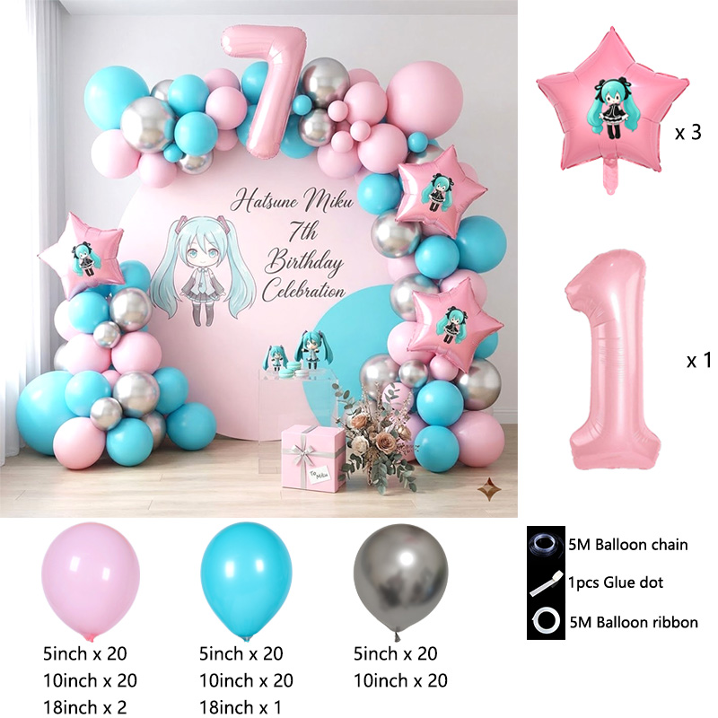 Kit d'arche de ballons Hatsune - Balloon Arch Kit avis et prix