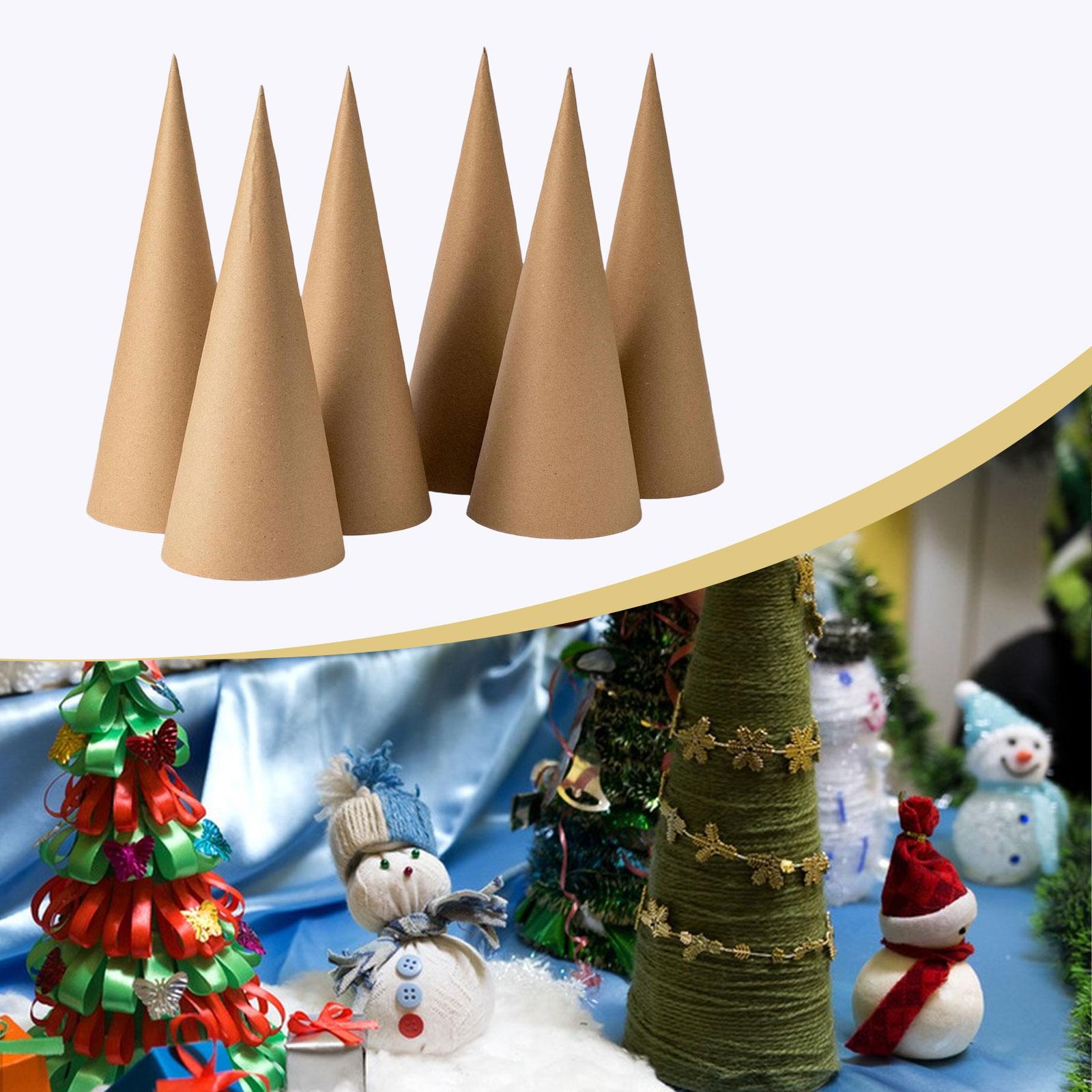 Cônes Mache en papier Kraft 6  - Party Hat Cone avis et prix