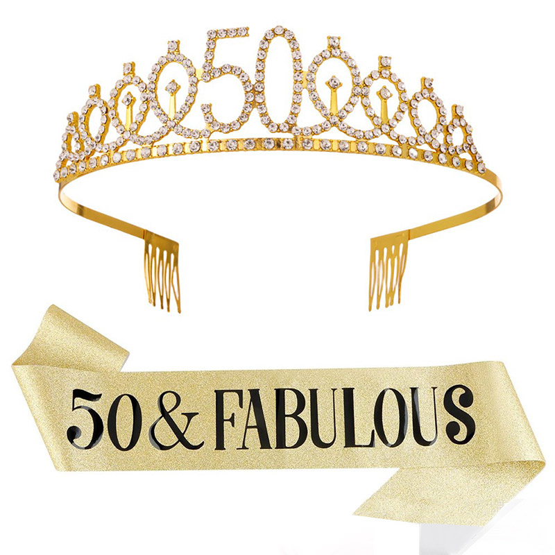 30-50e anniversaire décoration - Birthday Sash Glitter avis et prix