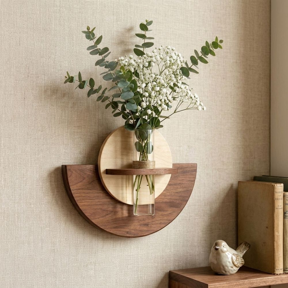 Étagère murale ovale en bois p - Flower Wall Panel avis et prix