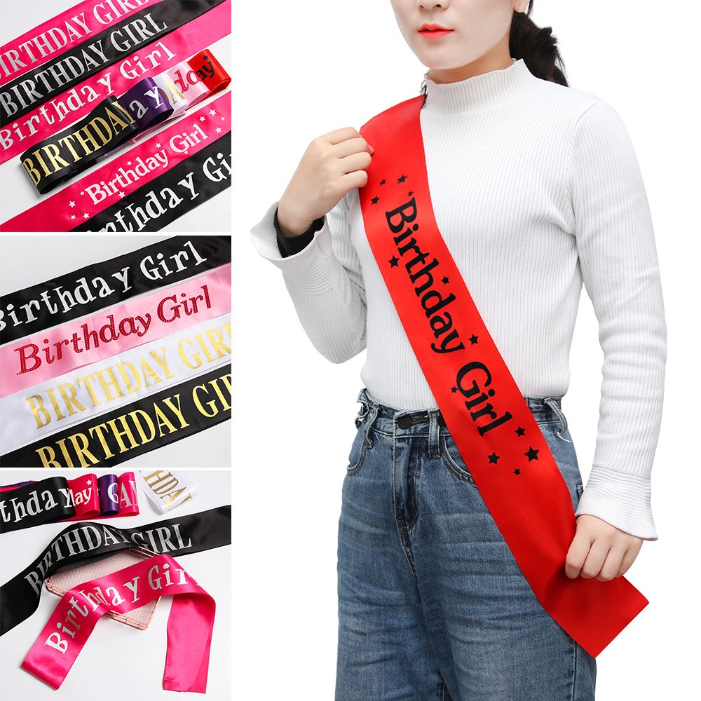 Rubans de ceinture d'épaule en - Birthday Sash Glitter avis et prix