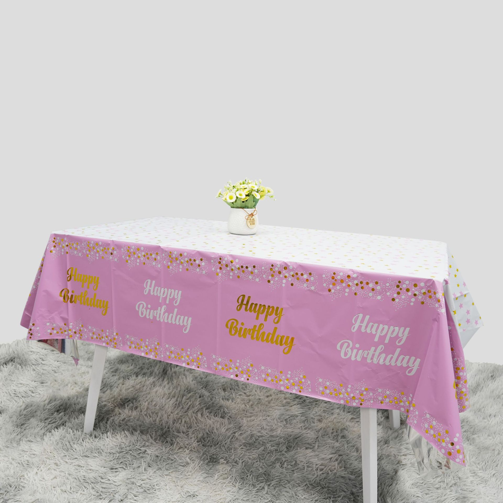 Nappe jetable Joyeux Anniversa - Table Cloth Disposable avis et prix