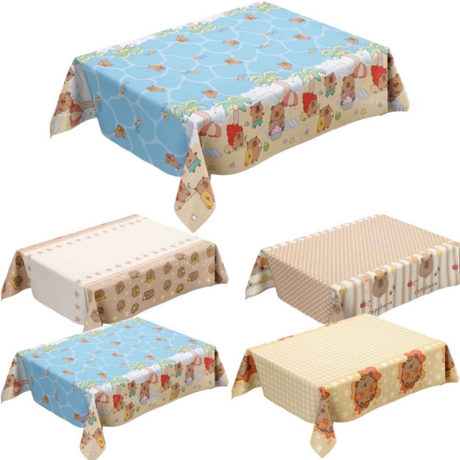 Nappe Capybara mignonne pour e - Table Cloth Disposable avis et prix