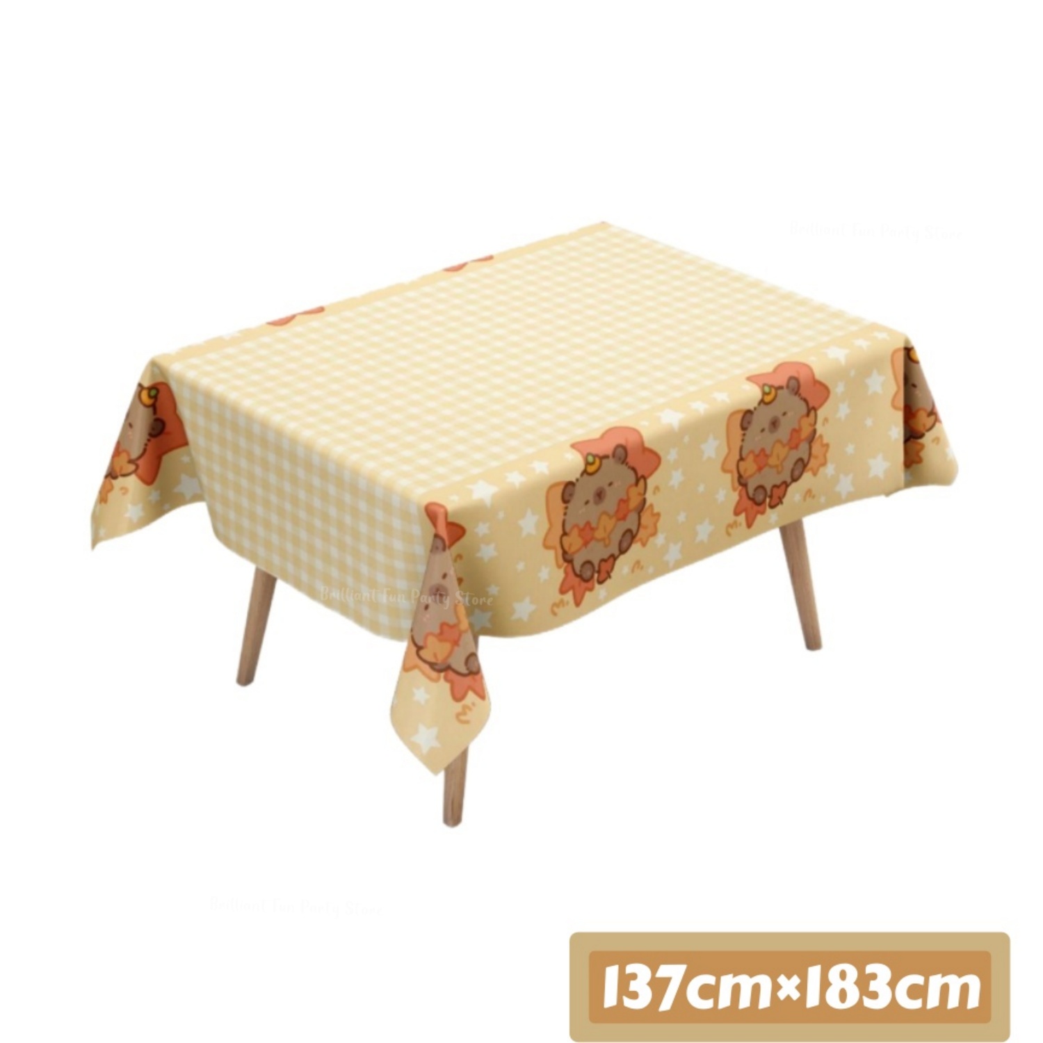 Nappe Capybara mignonne pour e - Table Cloth Disposable avis et prix