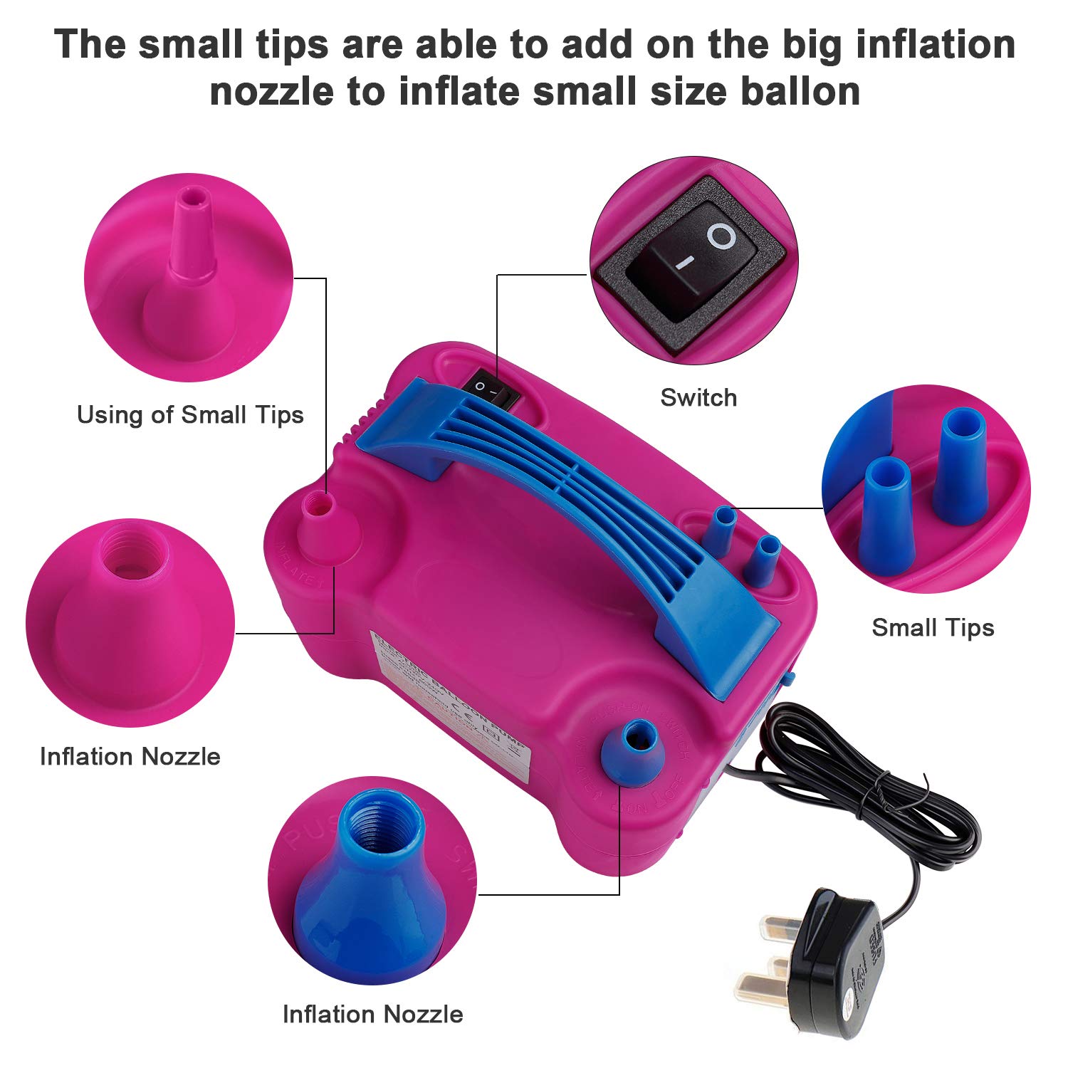 Pompe à ballons électrique por - Balloon Pump Hand avis et prix
